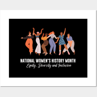 National Wo'S History Month 2024 Wo Empowert Posters and Art
